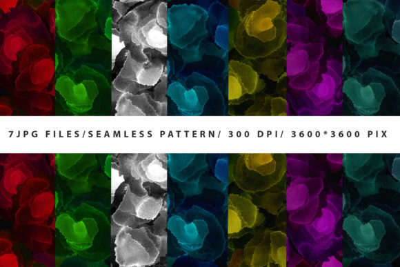 Abstract Seamless Stains Patterns