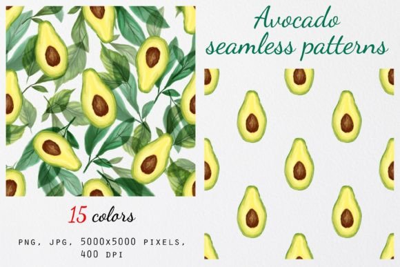 Avocado Seamless Patterns Set: Where Thoughtful Design Meets Modern Creative Workflow