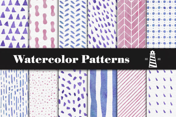Colorful Watercolor Patterns