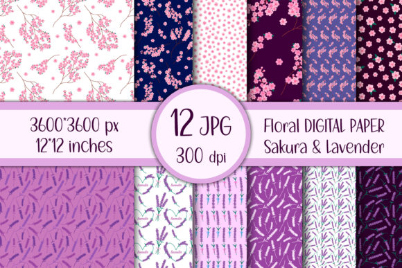 Floral Patterns JPG Digital Paper Pack: A Practical Resource for Designers and Crafters