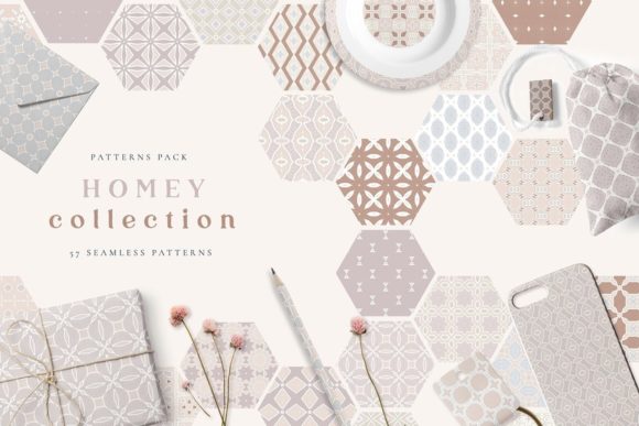 Homey Seamless Patterns: A Practical Resource for Designers and Creators