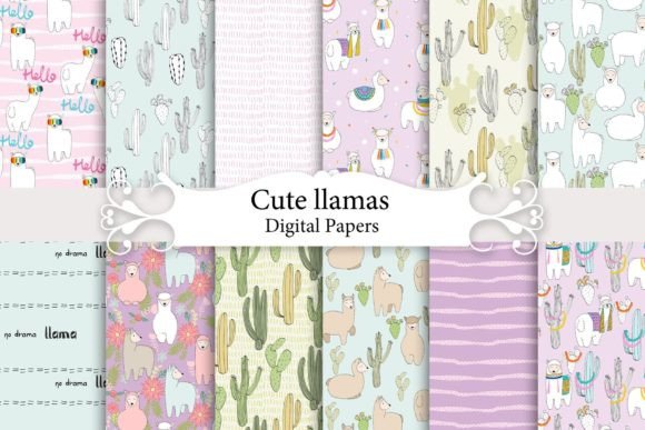 Seamless Patterns with Llamas