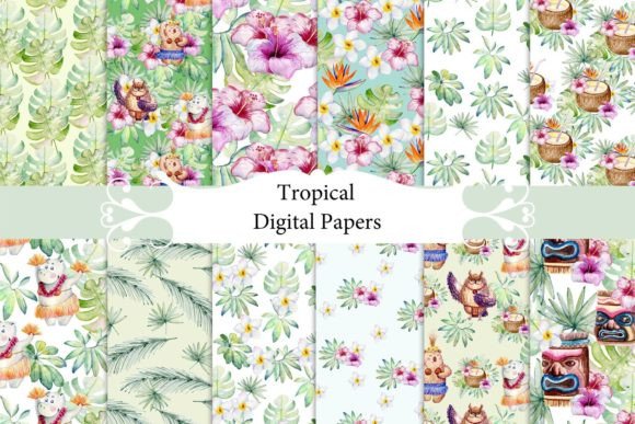 Tropical Seamless Patterns