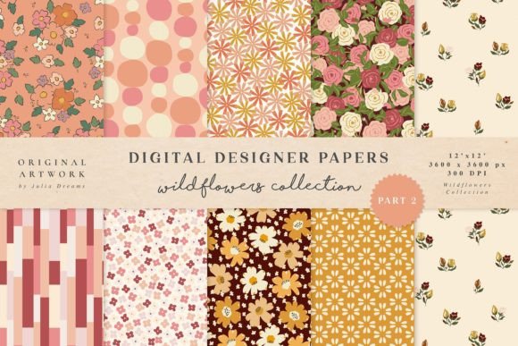 Wildflowers Seamless Patterns Part 2: Design Integrity Through Intentional Pattern Use